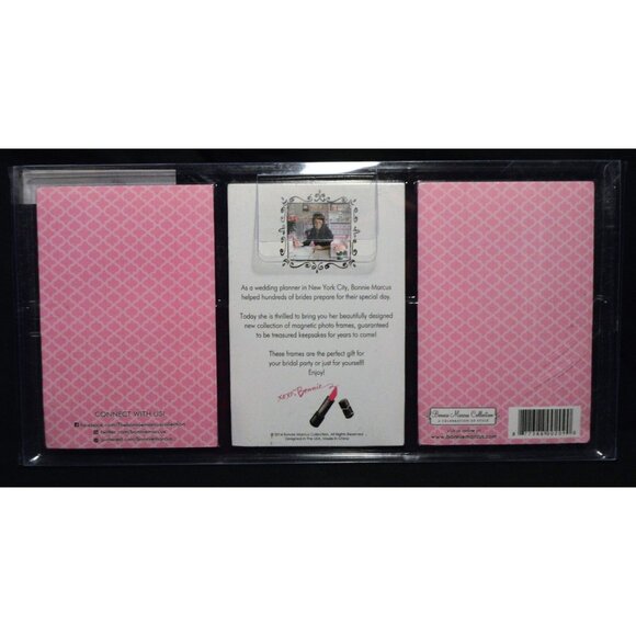 Bridesmaid Keepsake Photo Frames Set of 3 Magnetic by Bonnie Marcus - Picture 4 of 5